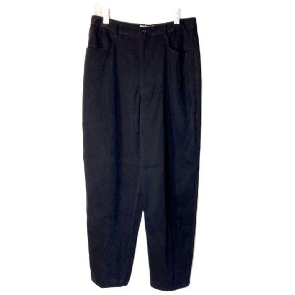 Talbots Petite Dress Pant Stretch Black Size 8